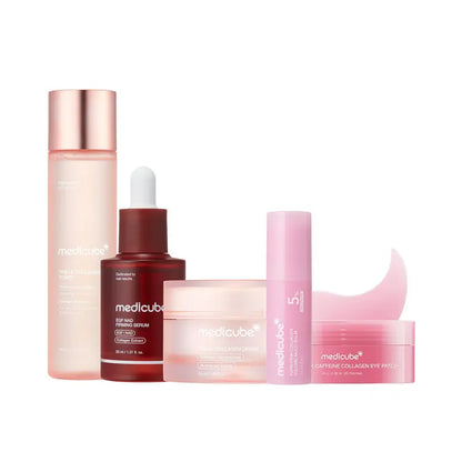 5-Piece PDRN & Collagen Skincare Set – NAD+, EGF & Volufiline Firming Care