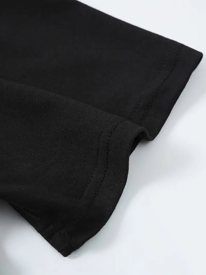 Hvid T-shirt til mænd med korte ærmer
